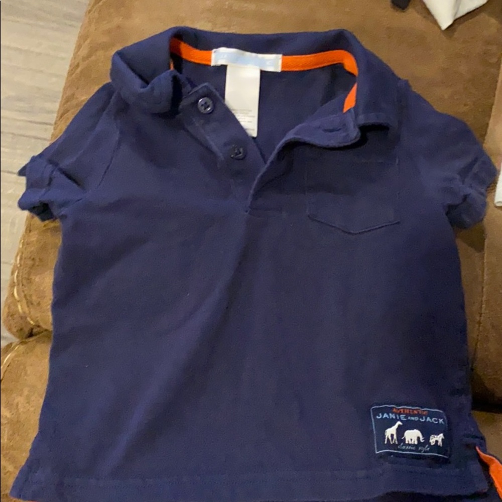 Janie and Jack 6-12mon polo (boys)